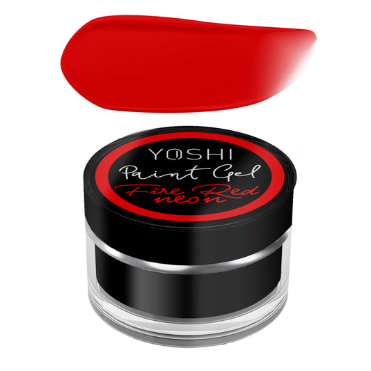 UV LED Paint Gel 5 ml – Fire Red Neon