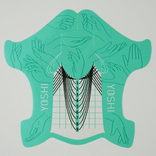 Nail extension template, 400 pieces, TURQUOISE