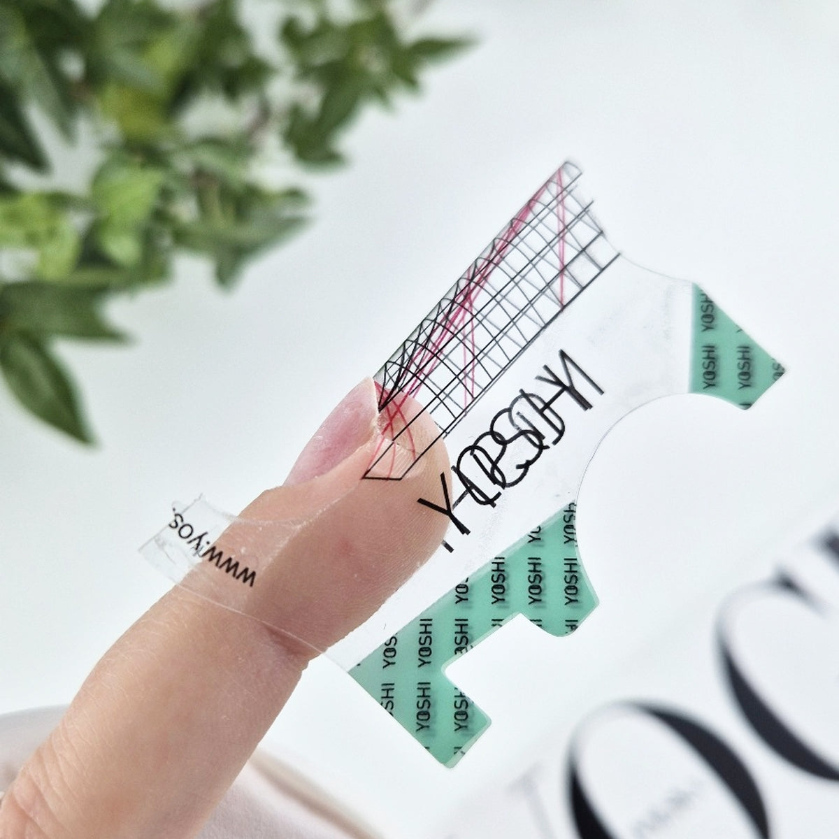 TRANSPARENT nail extension template, 400 pcs.