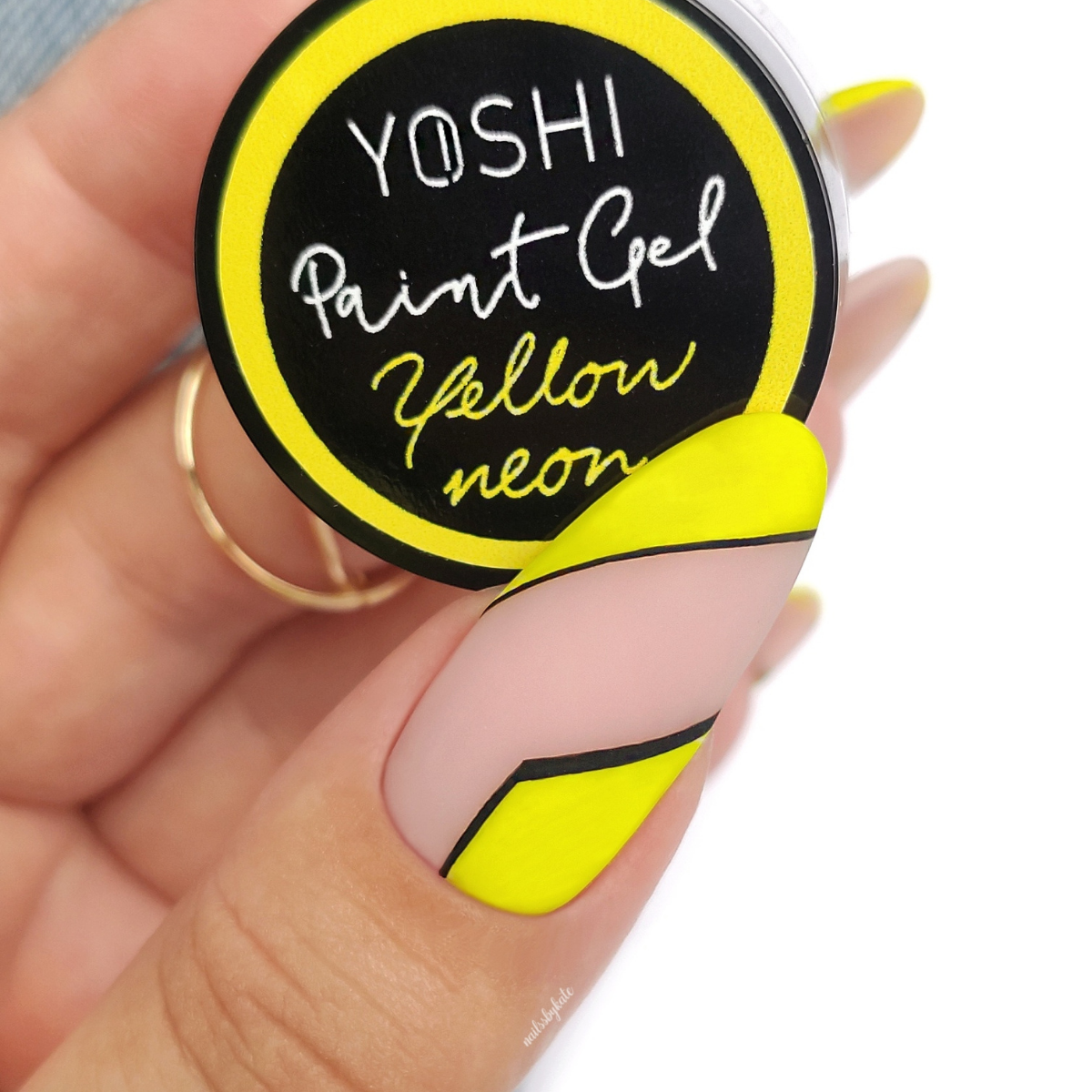 UV LED Paint Gel 5 ml – Yellow Neon